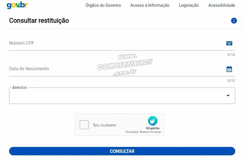 como consultar a restituição do imposto de renda pessoa física muito fácil.
