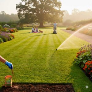 Dicas para ter um gramado sempre verde e preenchido.