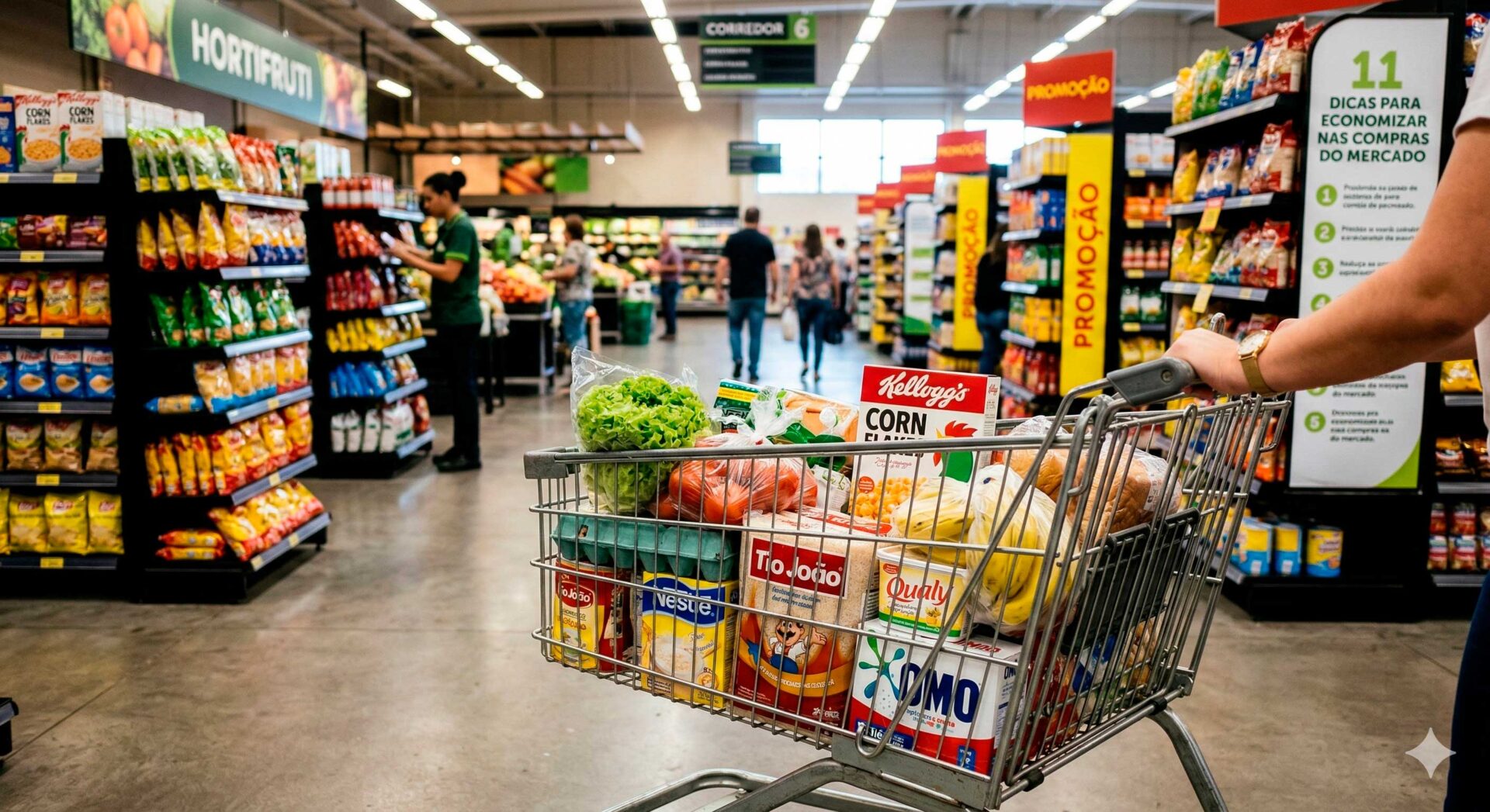 11 dicas para economizar nas compras do mercado nesta inflação alta.