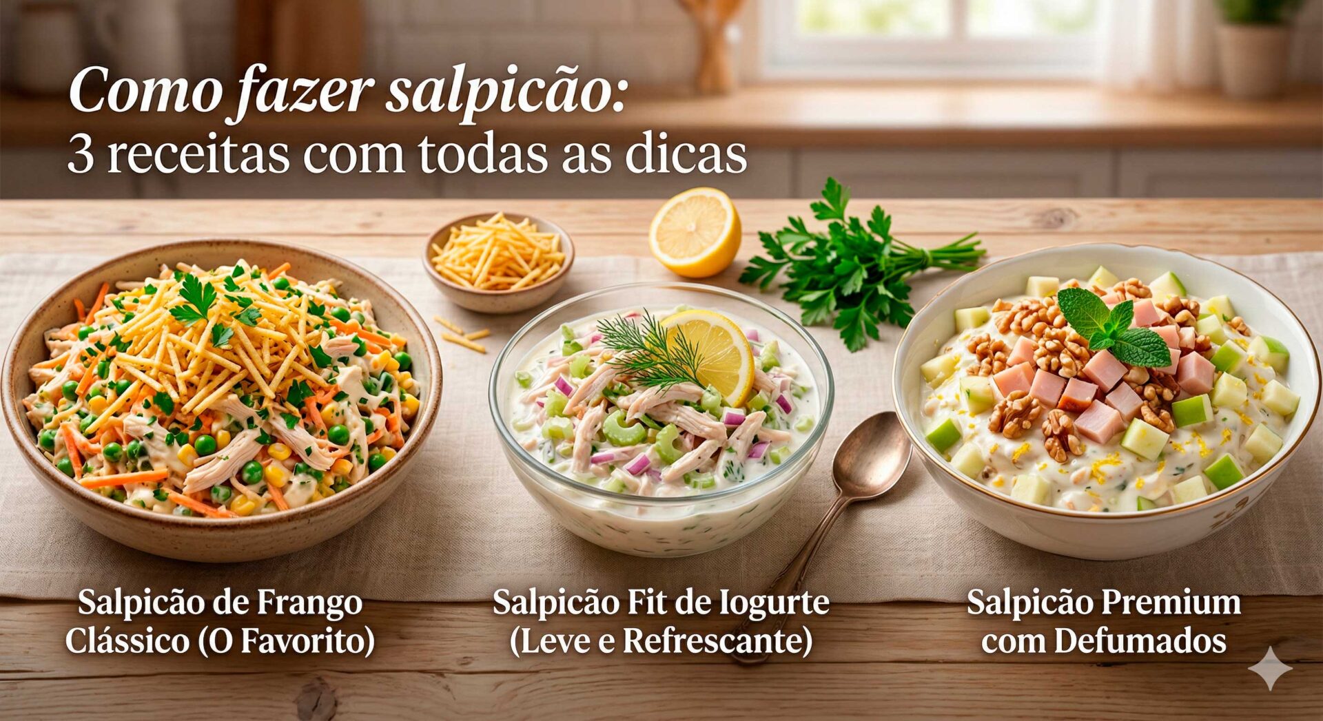 Como fazer salpicão: 3 receitas com todas as dicas.