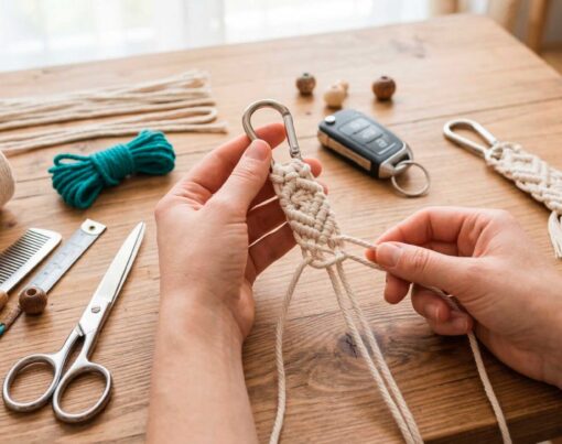 Como-fazer-um-chaveiro-criativo-para-a-chave-do-carro