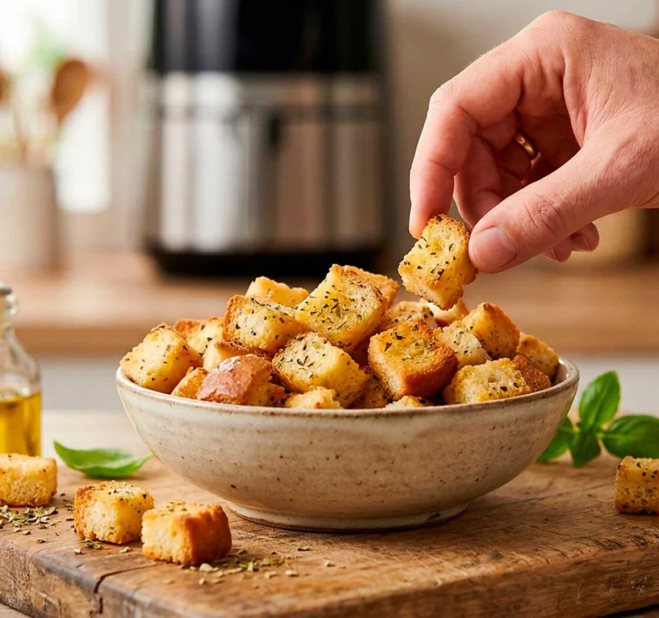 Como-fazer-crutons-com-pao-de-forma-na-Airfryer-um-otimo-petisco