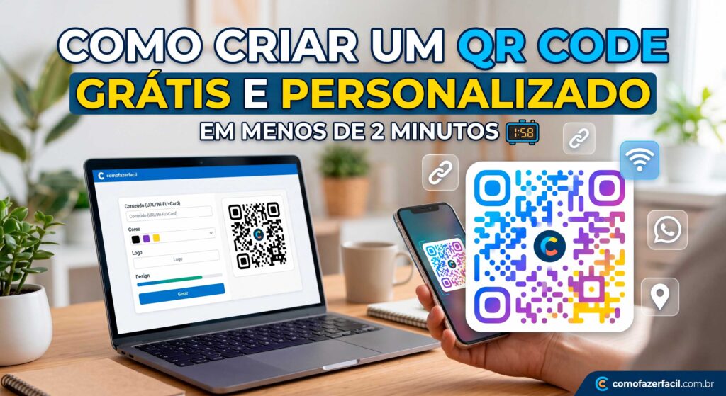 Como Criar um QR Code Grátis e Personalizado em Menos de 2 Minutos