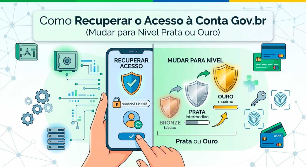 Como Recuperar o Acesso à Conta Gov.br (Mudar para Nível Prata ou Ouro)