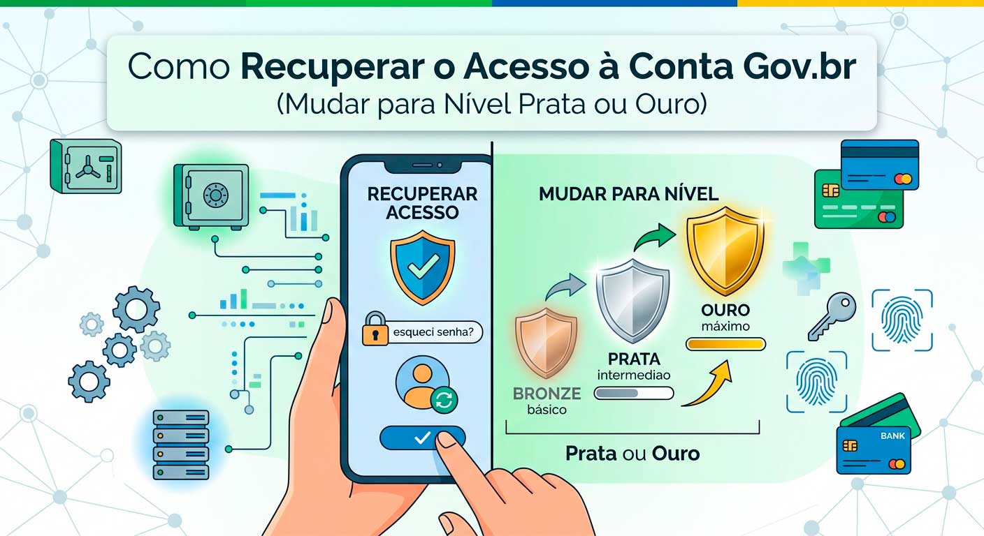 Como Recuperar o Acesso à Conta Gov.br (Mudar para Nível Prata ou Ouro).