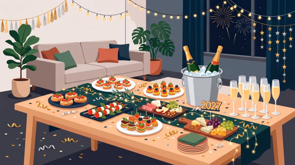 Como Fazer uma Festa de Réveillon em Casa sem Estresse: Guia de Organização